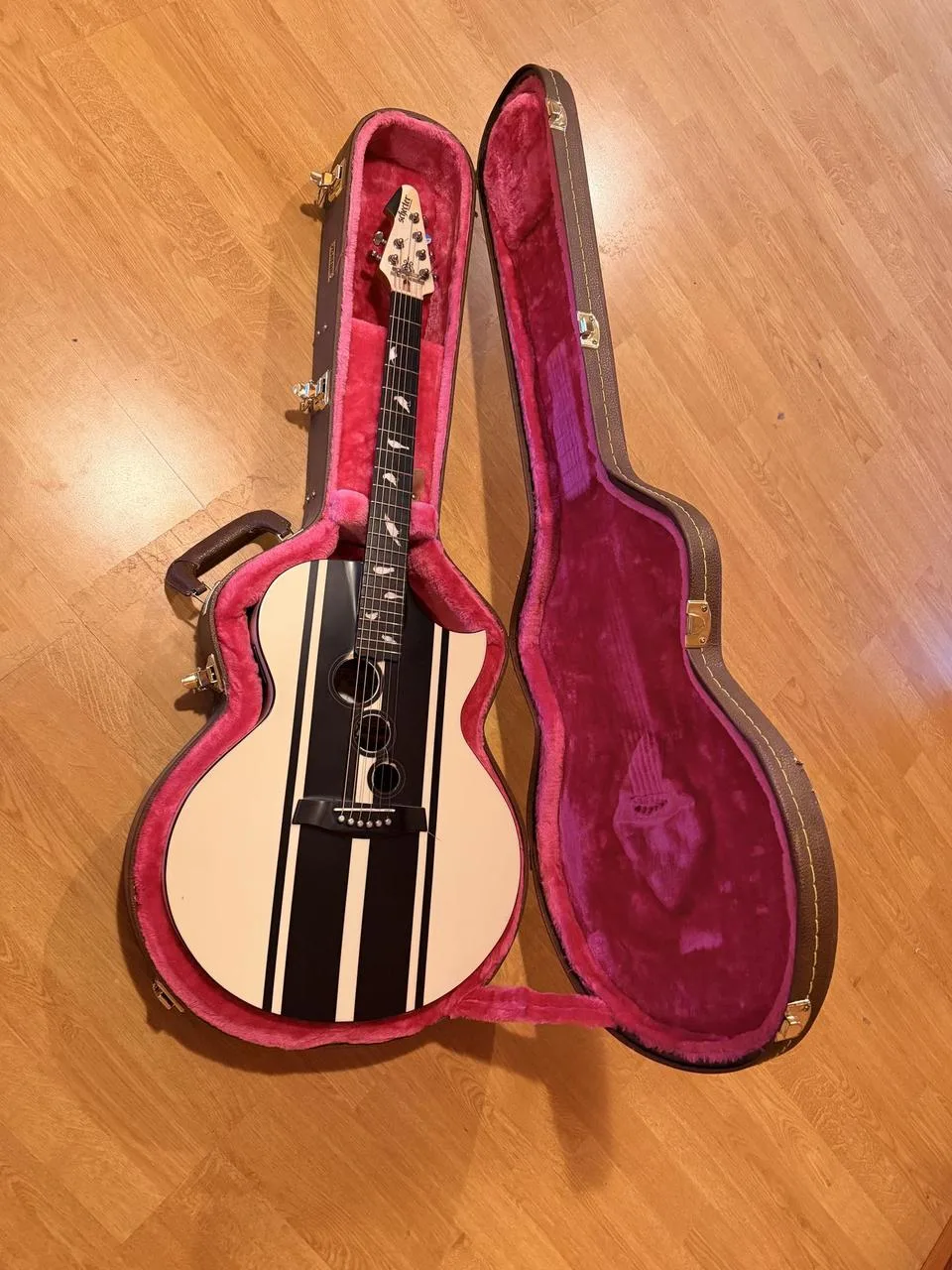 Schecter DJ Ashba Acoustic SW Satin White
