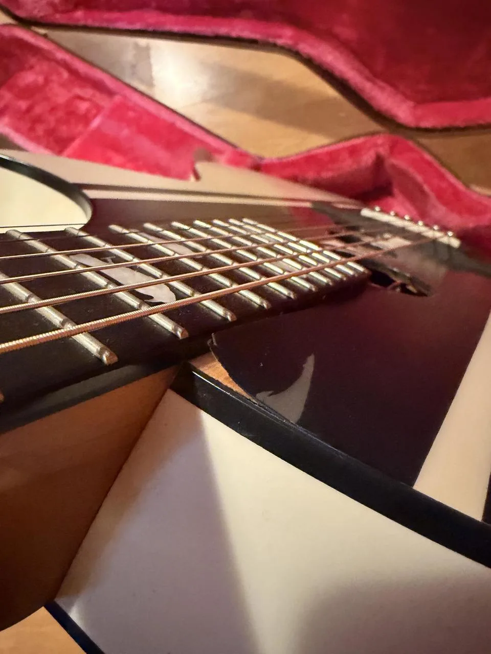 Schecter DJ Ashba Acoustic SW Satin White