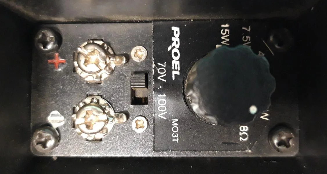 Proel MO3T dvoupásmové repro 70/100V/30W/8Ohm SLEVA