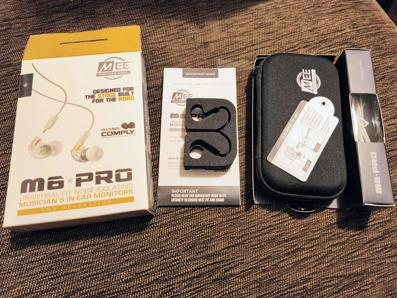 Predám IEM slúchadlá MEE Audio M6 (2. generácia) – číre