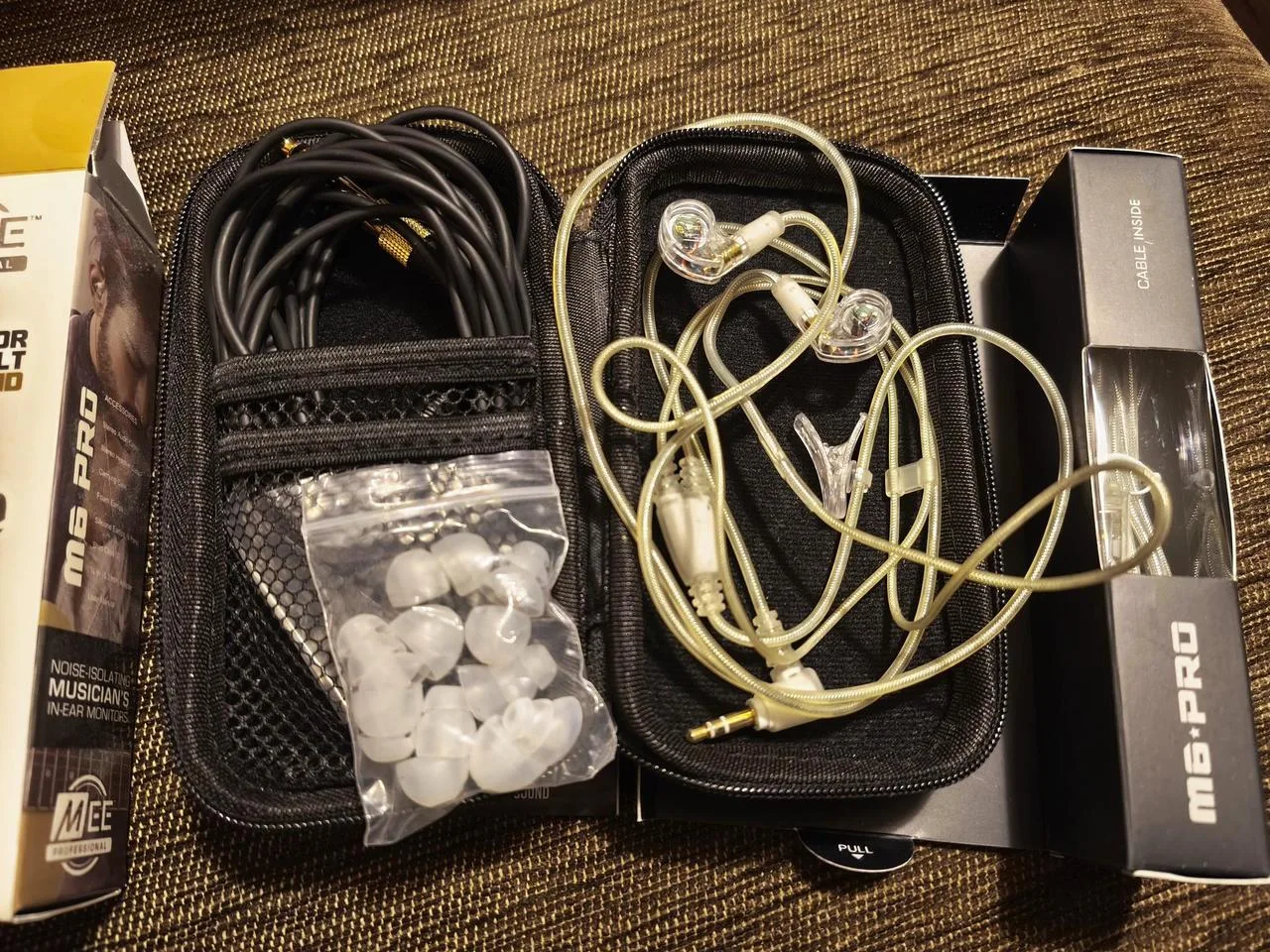 Predám IEM slúchadlá MEE Audio M6 (2. generácia) – číre