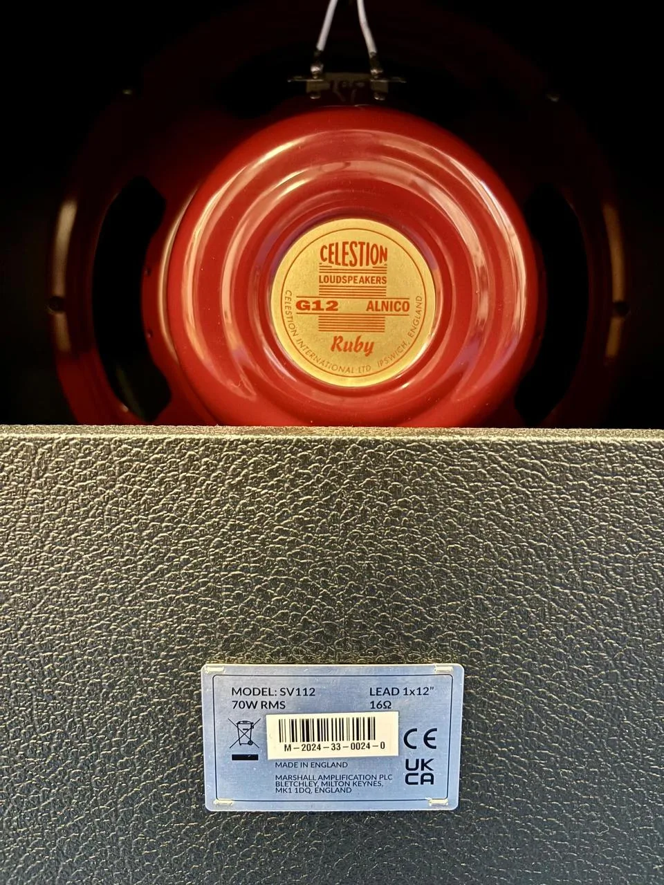 Prodám reprobox Marshall Studio Vintage SV112 cabinet