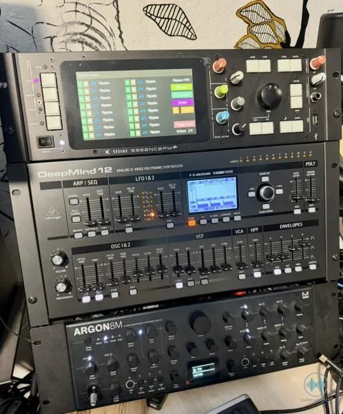 Synth rack - Kodamo, DeepMind, Argon