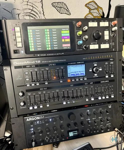 Synth rack - Kodamo, DeepMind, Argon