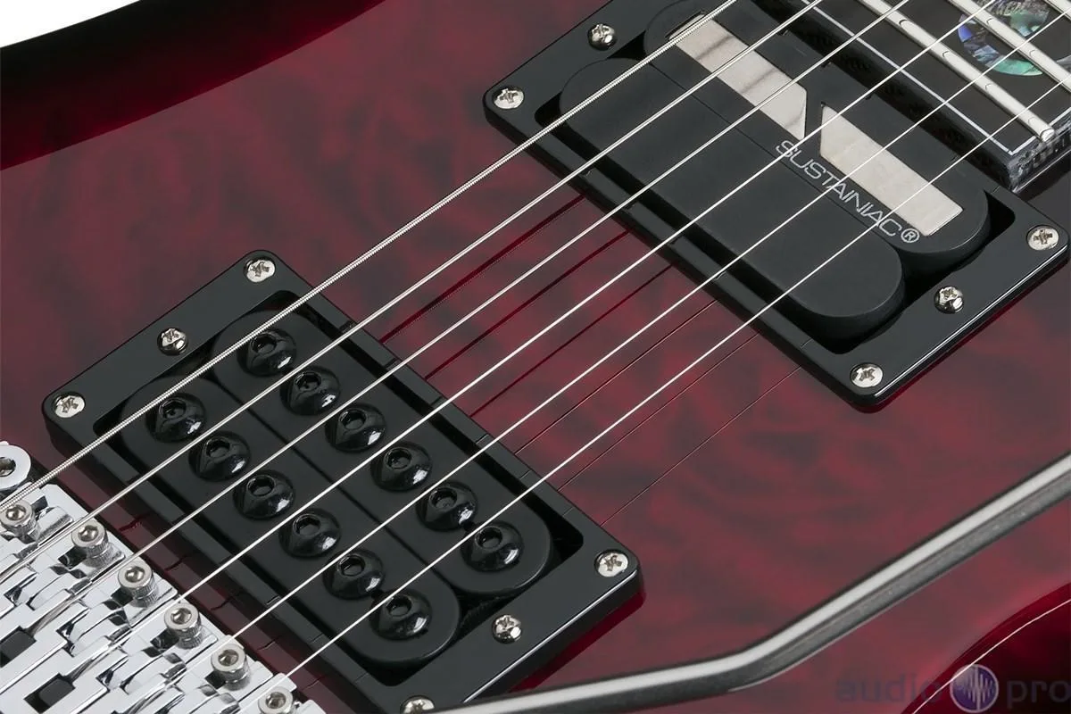 SCHECTER AVENGER A-6 FR Sustainiac Bright Red Burst Ngfie