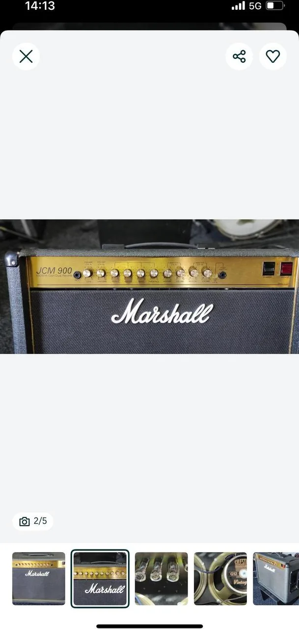 Marshall JCM 900 England 90’s