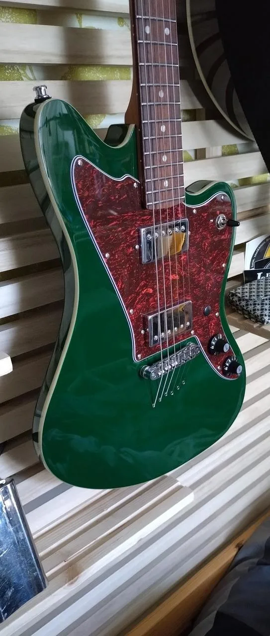 JET Guitars JJ-350 GR R, zelená bestiální žába