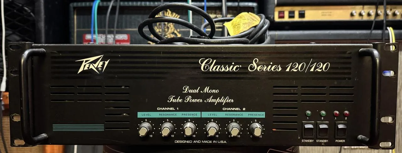 Peavey Classic Series 120/120 all tube power amp Guitar/Bass