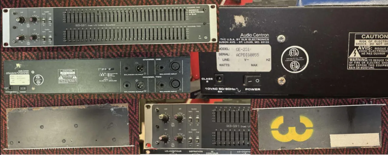 Audio Centron Eclipse GE 231 Graphic EQ