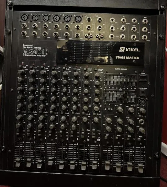 INKEL STAGE MASTER MX-1010 – INKEL STAGE MASTER MX-1010 STEREO AUDIO MIXING DESK