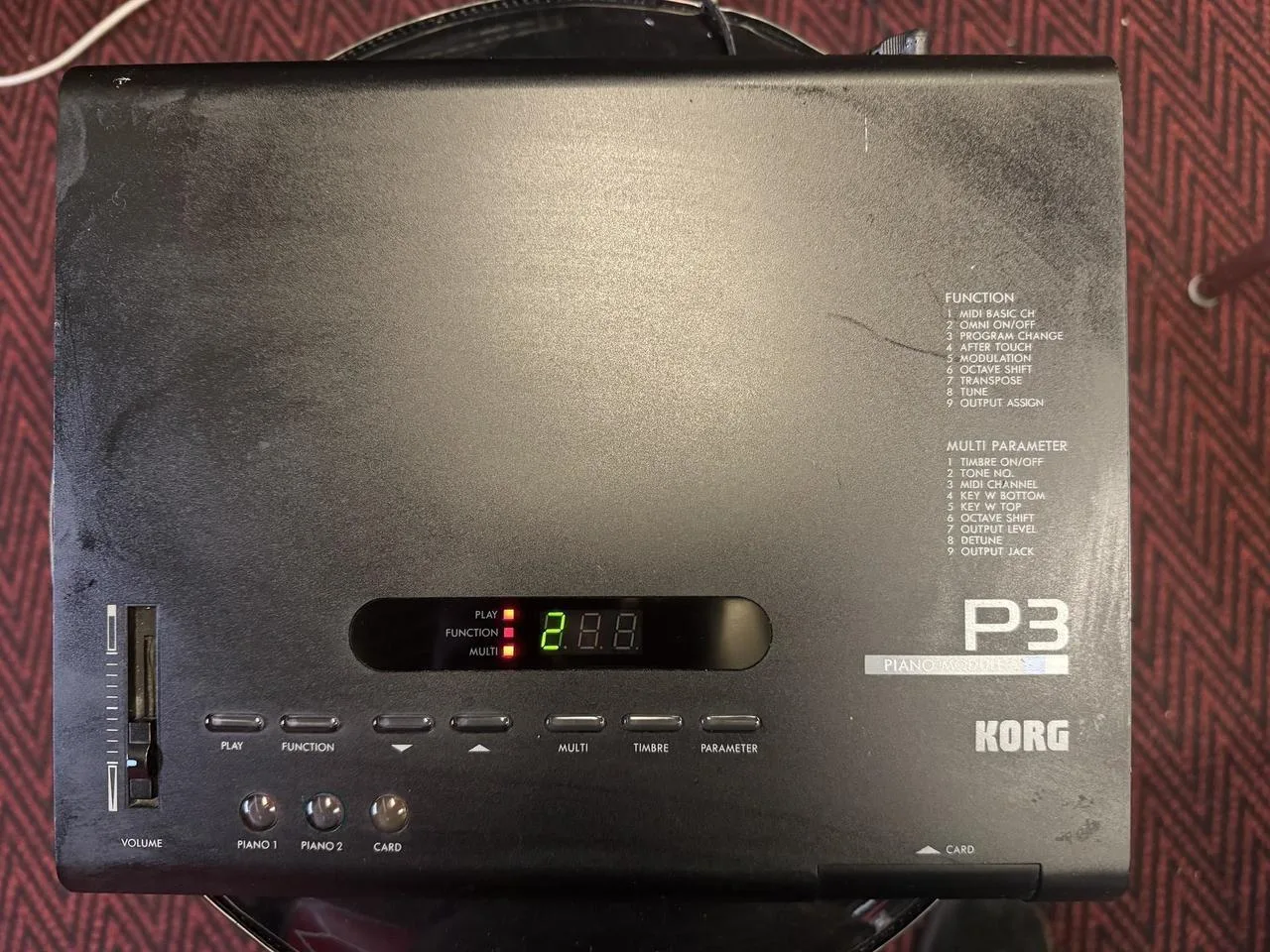 Korg P3 Piano module Japan
