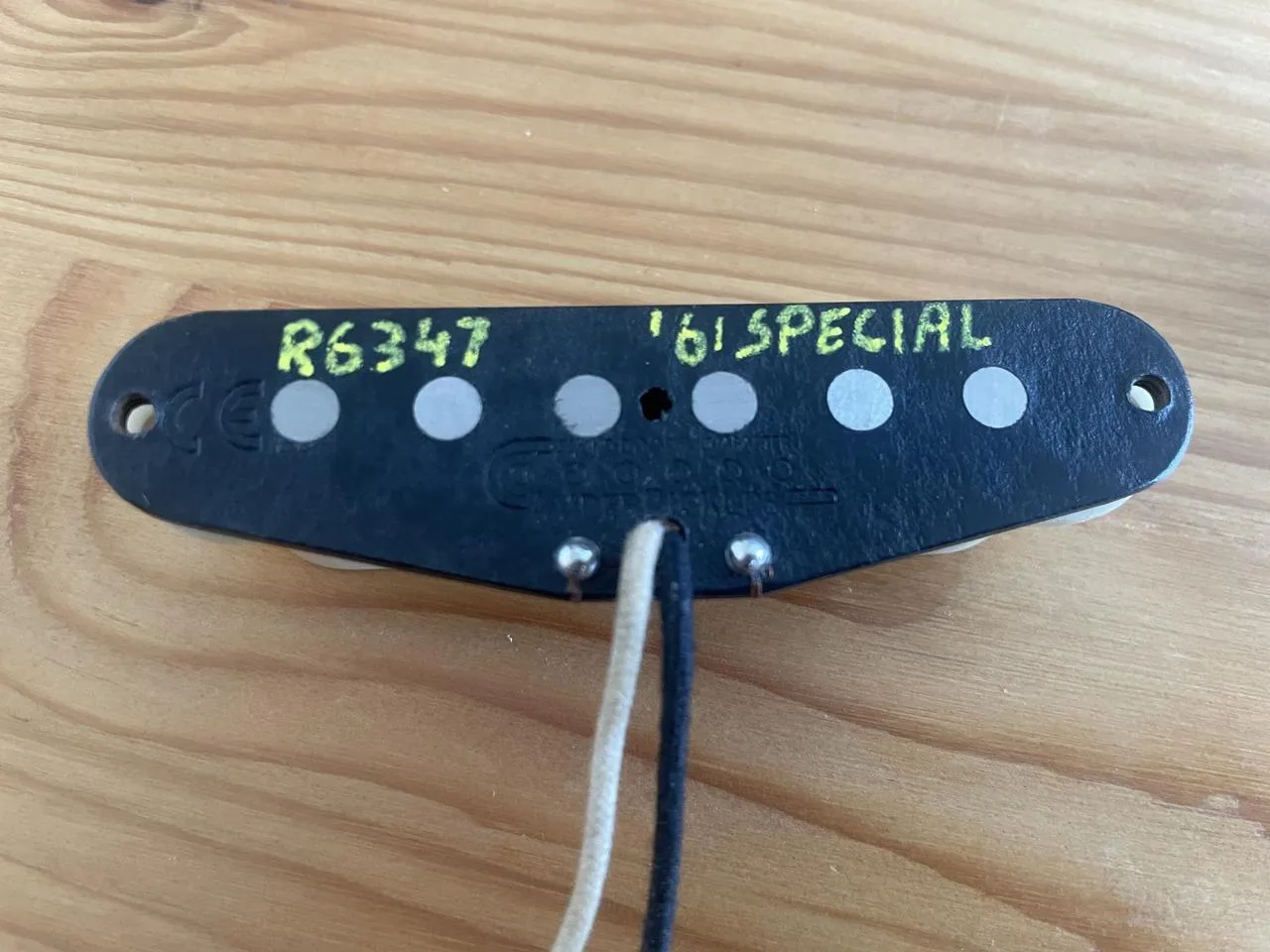 Amber ‘61 Special neck a middle