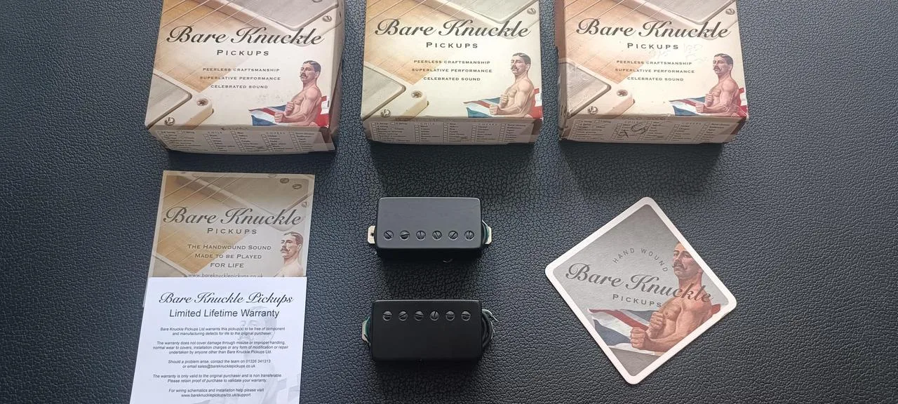 Predám snímače Bareknuckle Painkiller set Black cover