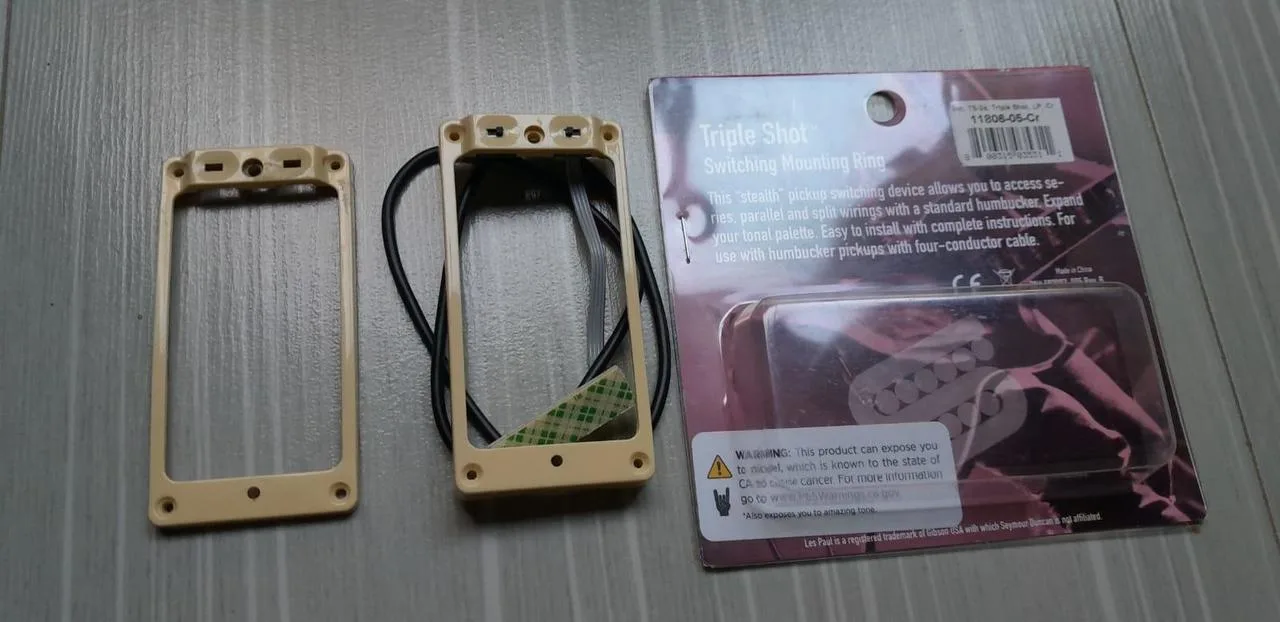 seymour duncan triple shot LP neck + bridge