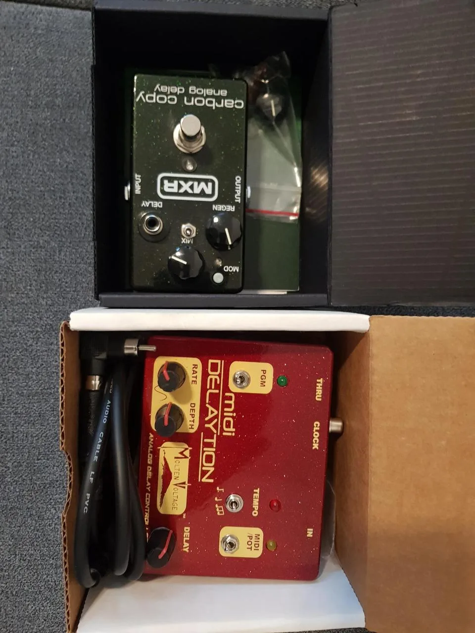 MXR Carbon Copy + Midi Delaytion