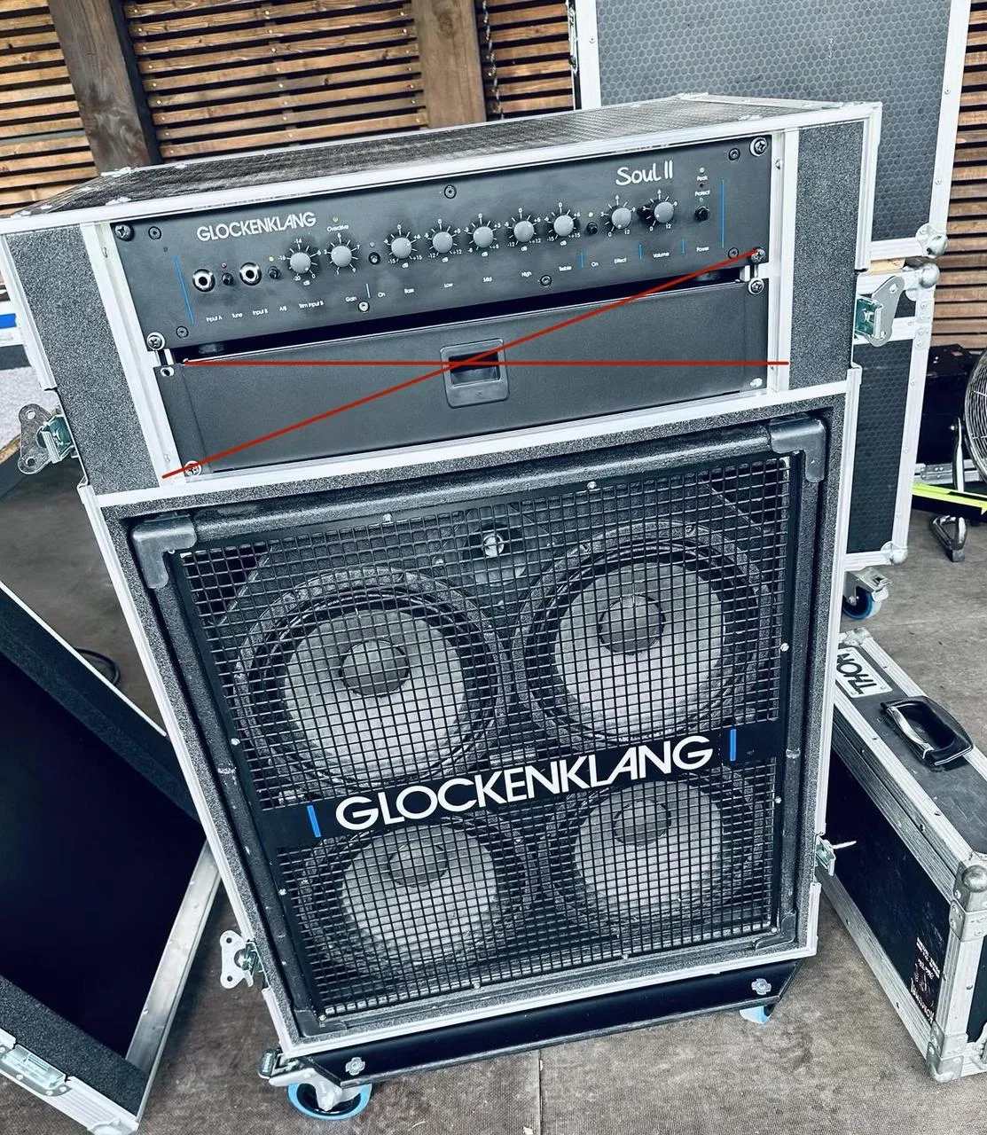 Glockenklang Soul II + Quattro 4 ohm + hardcase