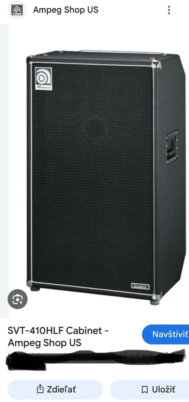 Kupim Ampeg SVT 610 HLF Made in USA
