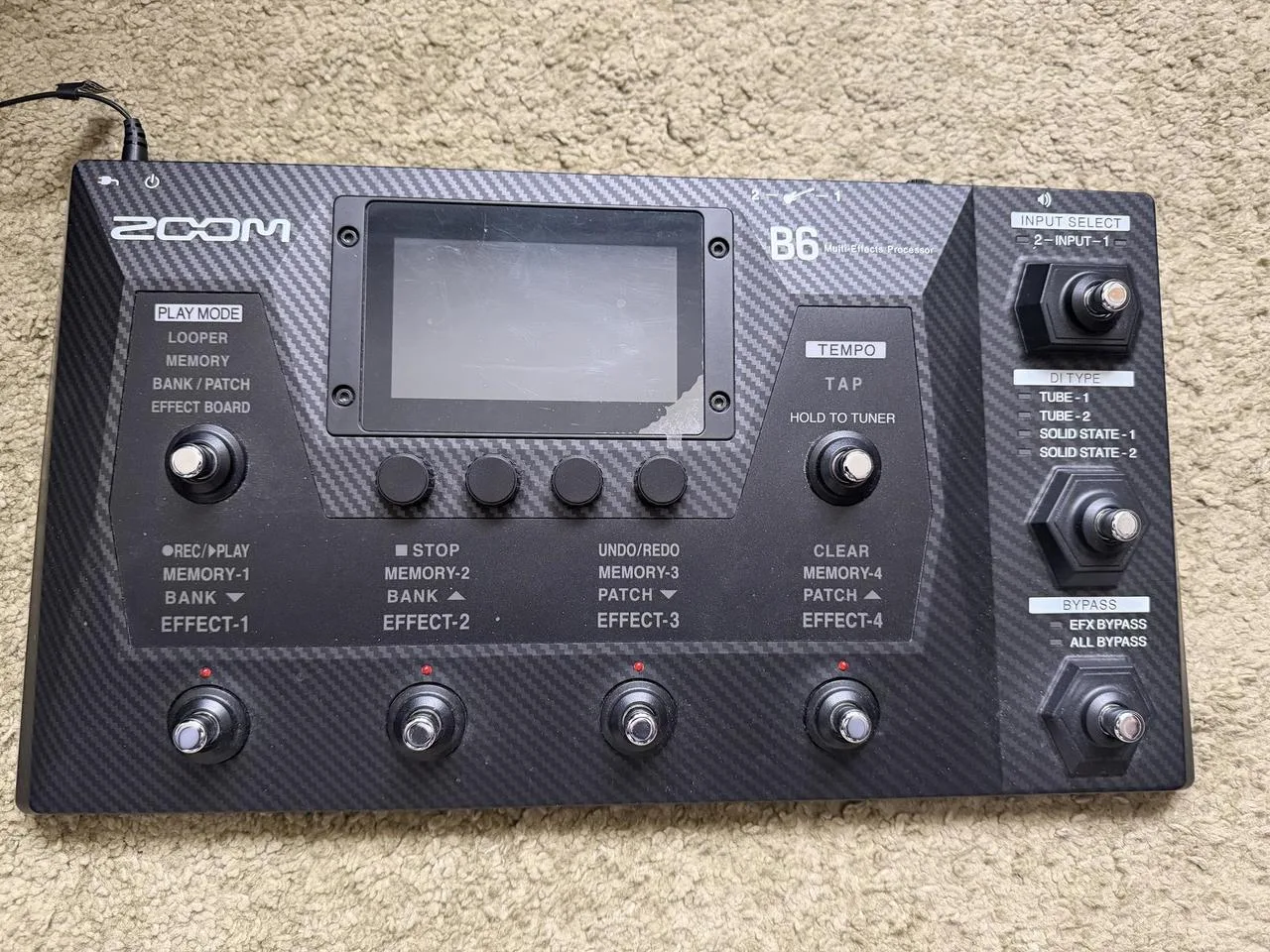 Zoom B6 Basgitarový multiefekt