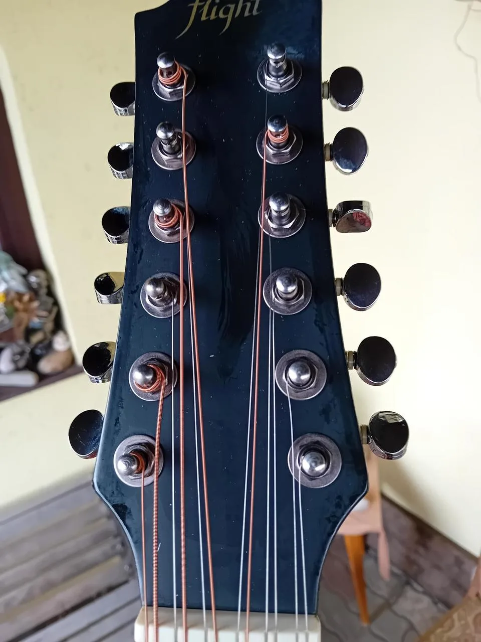 12-ti strunná elektroakustická kytara