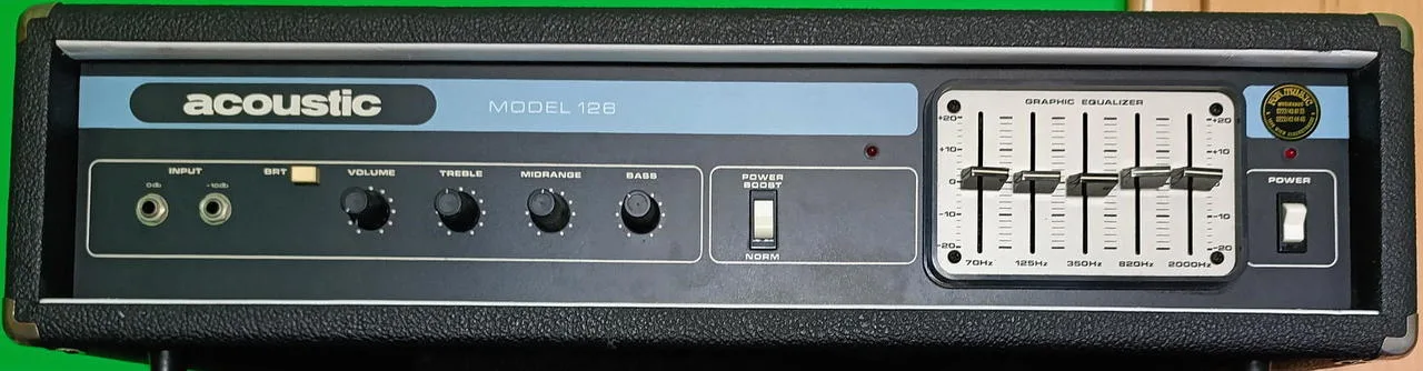 ZOSILOVAČ ACOUSTIC 126  100 W  1981