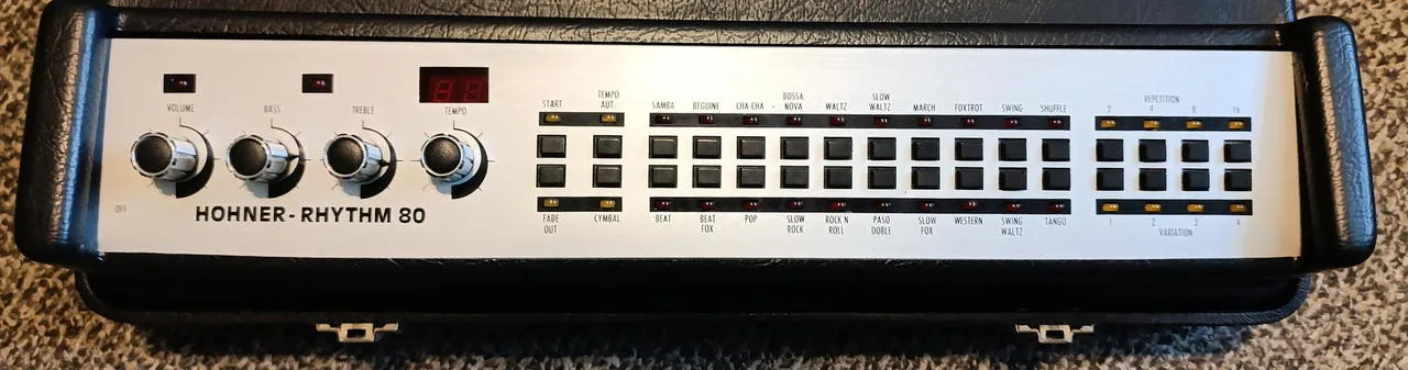 VZÁCNY VINTAGE BICÍ AUTOMAT HOHNER RHYTM 80 1977