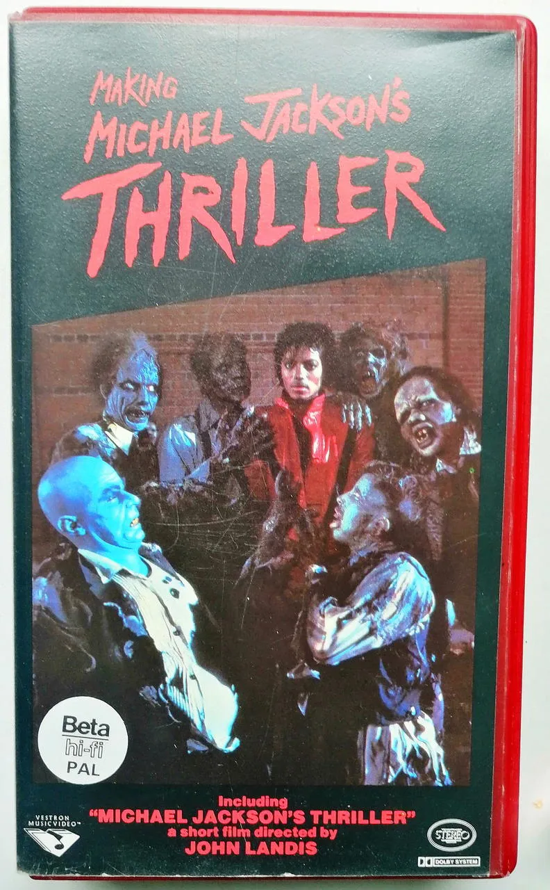 VIDEO JACKSON-THRILLER BETA PAL   1983