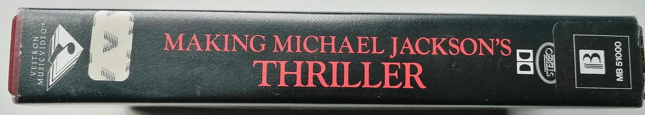 VIDEO JACKSON-THRILLER BETA PAL   1983