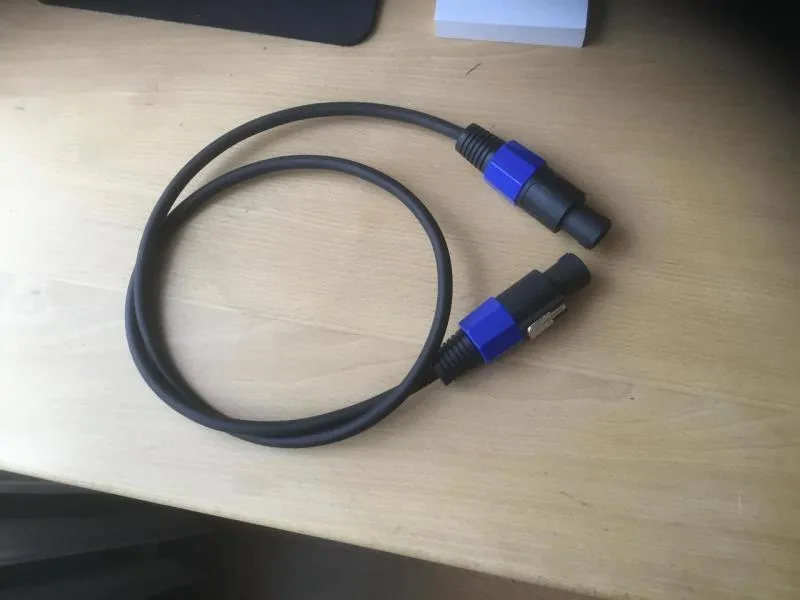 Repro kabely  TF 1-1,5m 2x1,5mm speako-speakon-a jack a 3-10m Nové