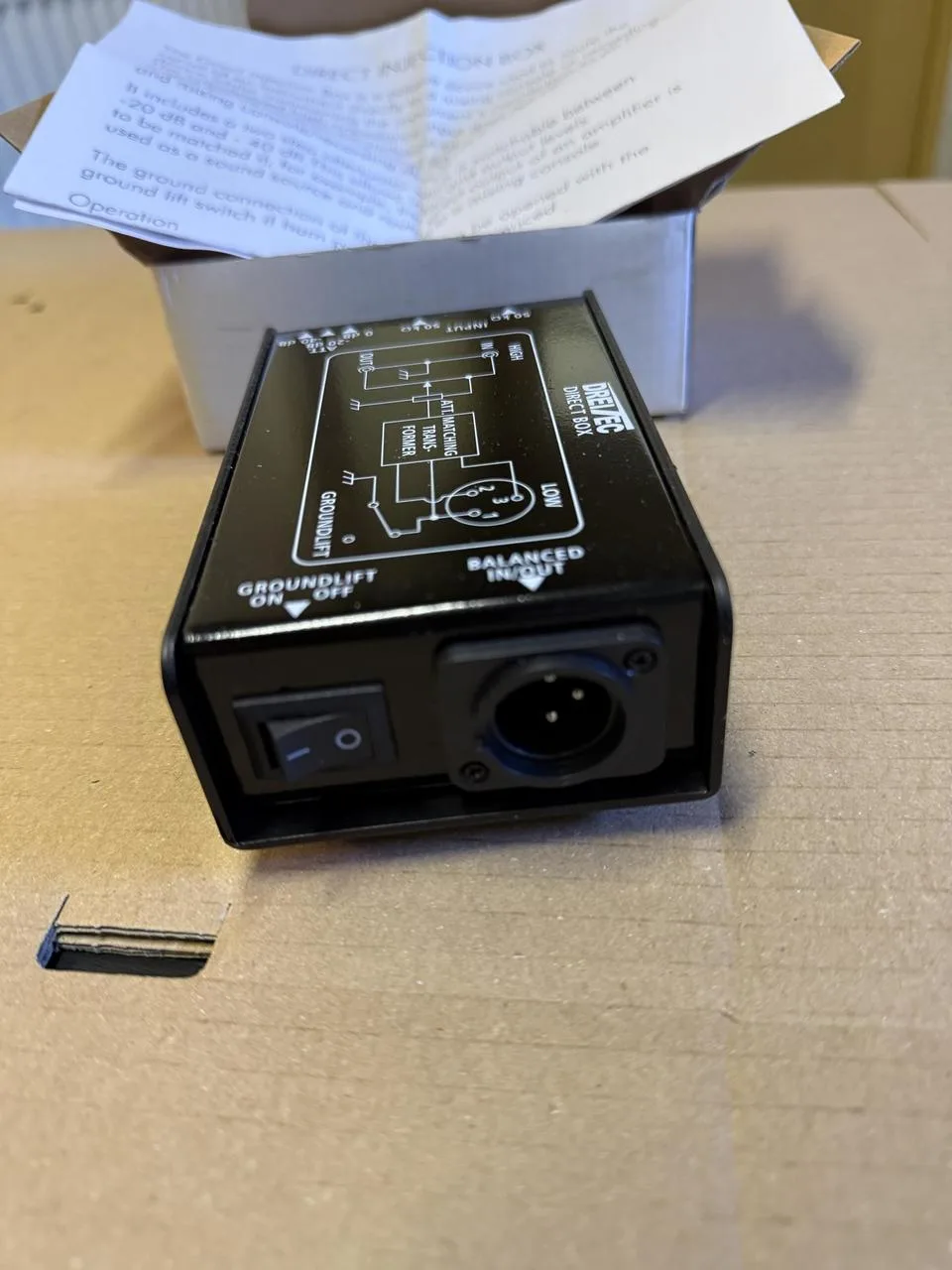 DREI EC Direct Box je pasivní DI box