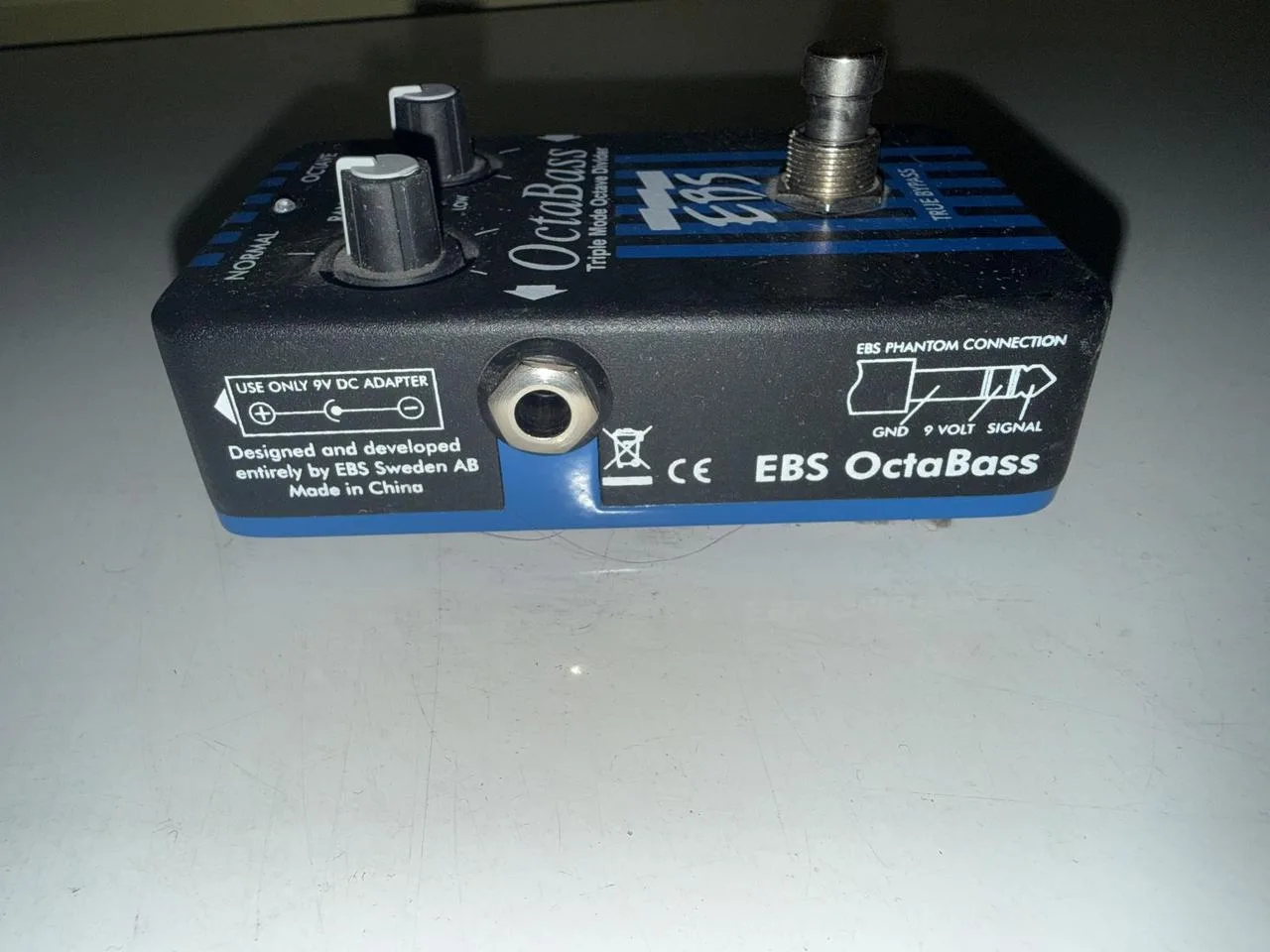 EBS OctaBass – Triple Mode Octave Divider, efektový pedál