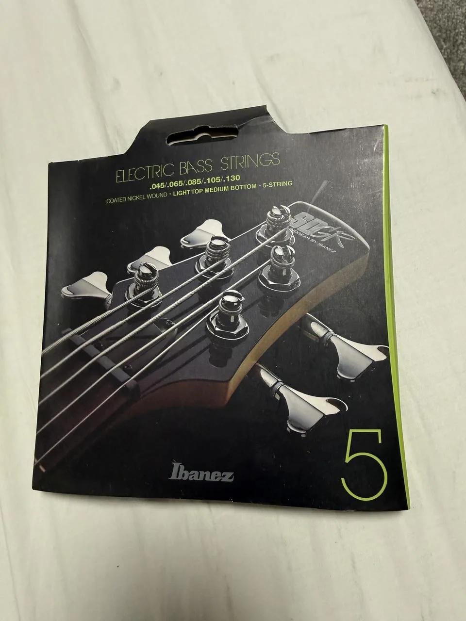 struny na elektrickou baskytaru Ibanez IEBS5C.
