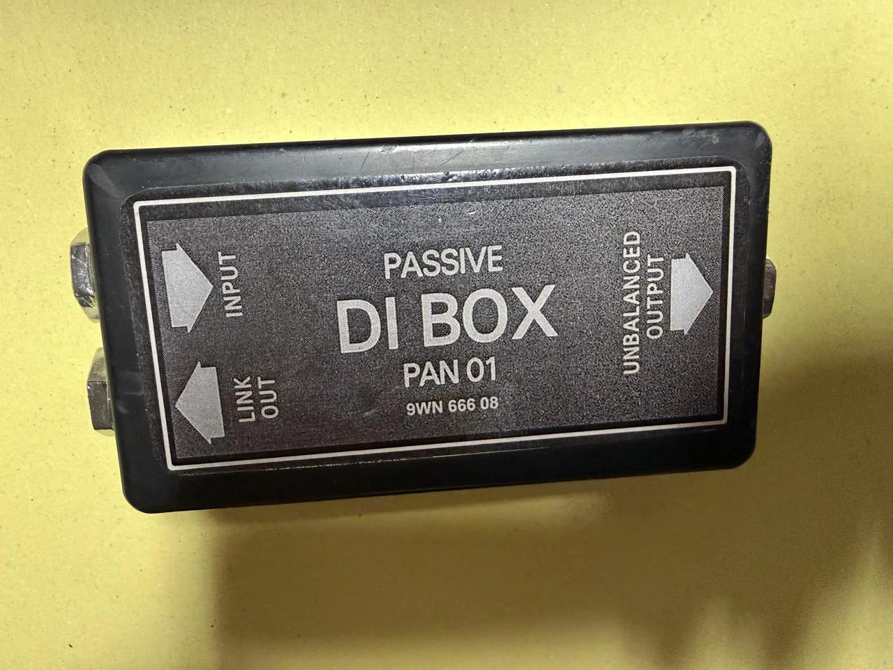 PAN 01, pasivní DI box