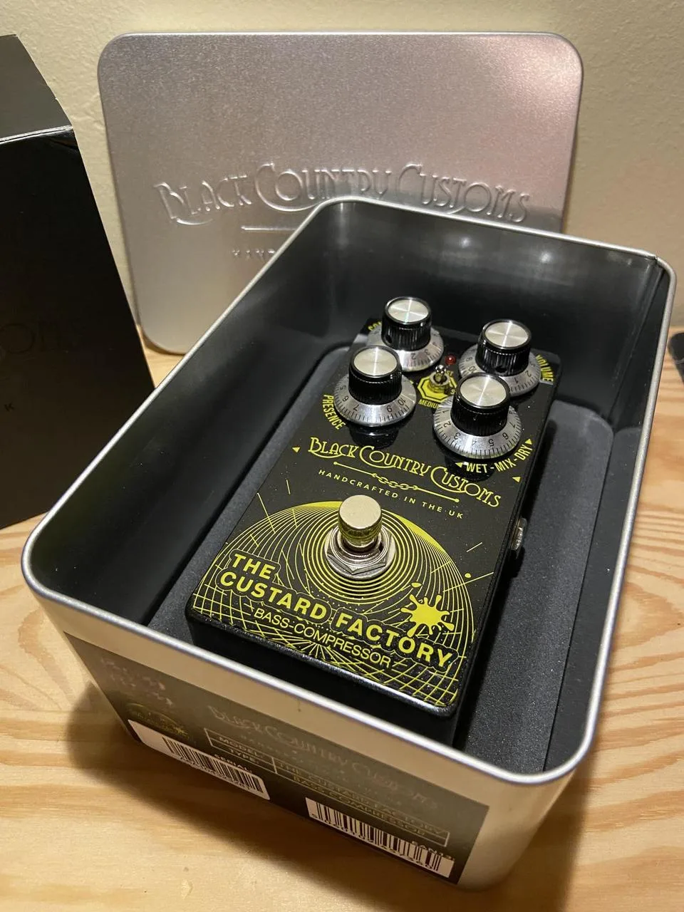 Black Country Customs The Custard Factory bass compressor