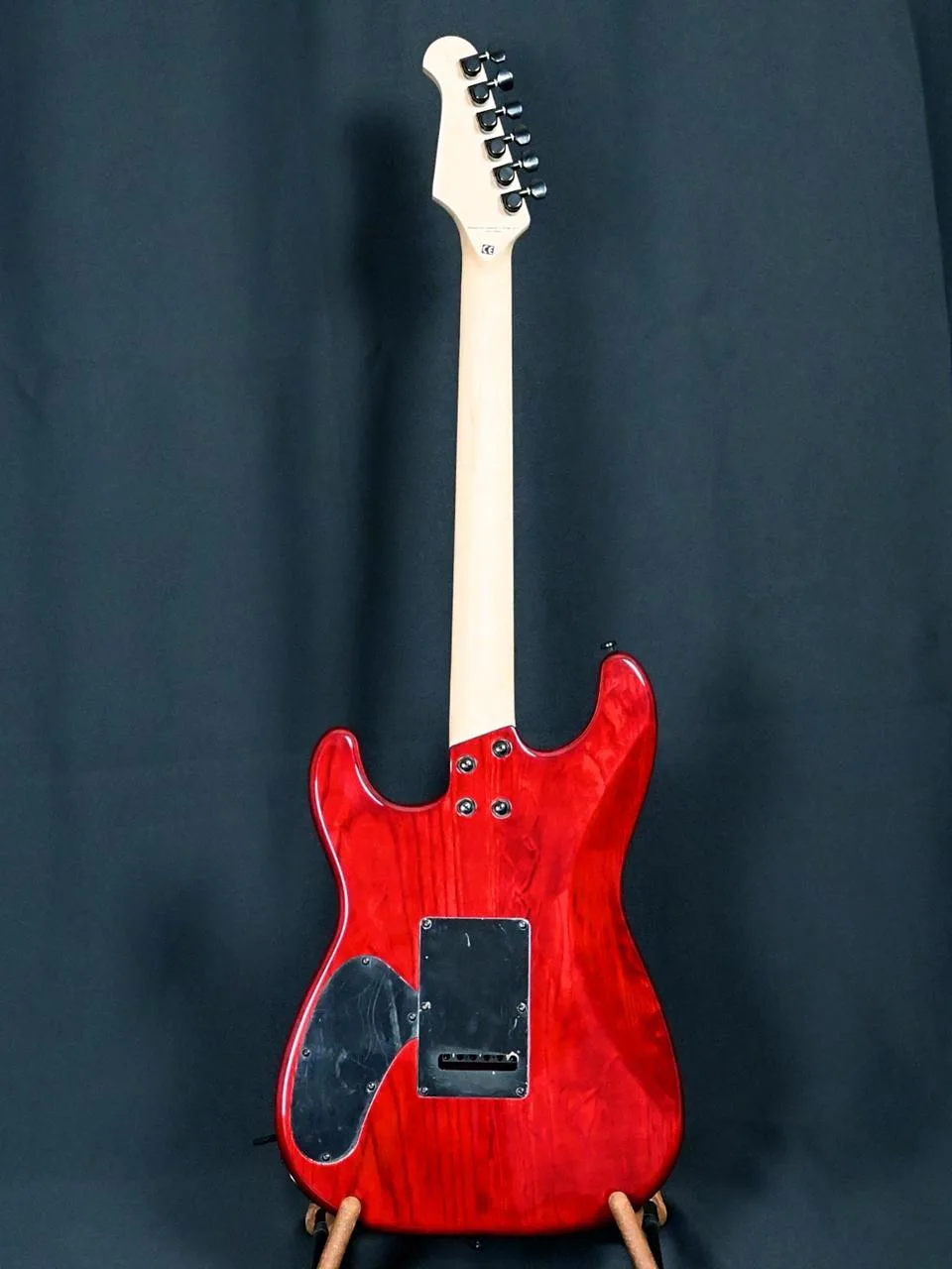 LAKLAND SKYLINE 65-S GUITAR HSS, Red Translucent, Ebony