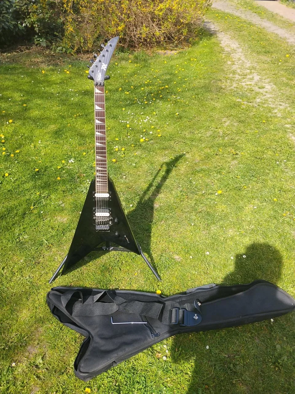 Vintage Metal Axxe Reaper flying V možnost výměny