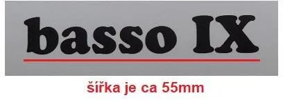 Decal (obtisk) Basso IV , basso IX a IRIS BASS k renovaci