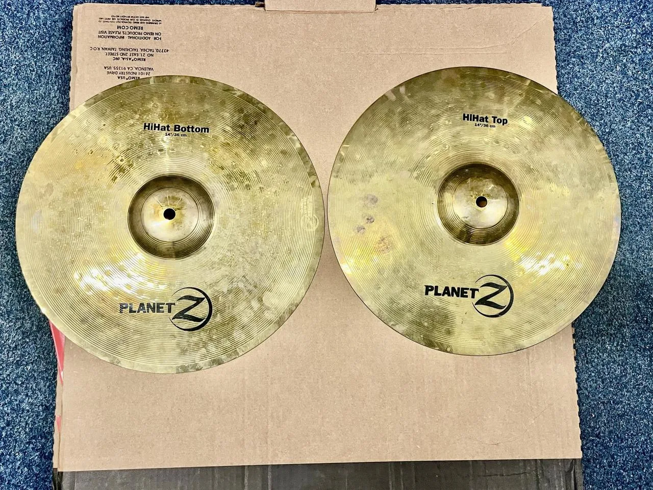Zildjian Planet Z 14" hi hat.,