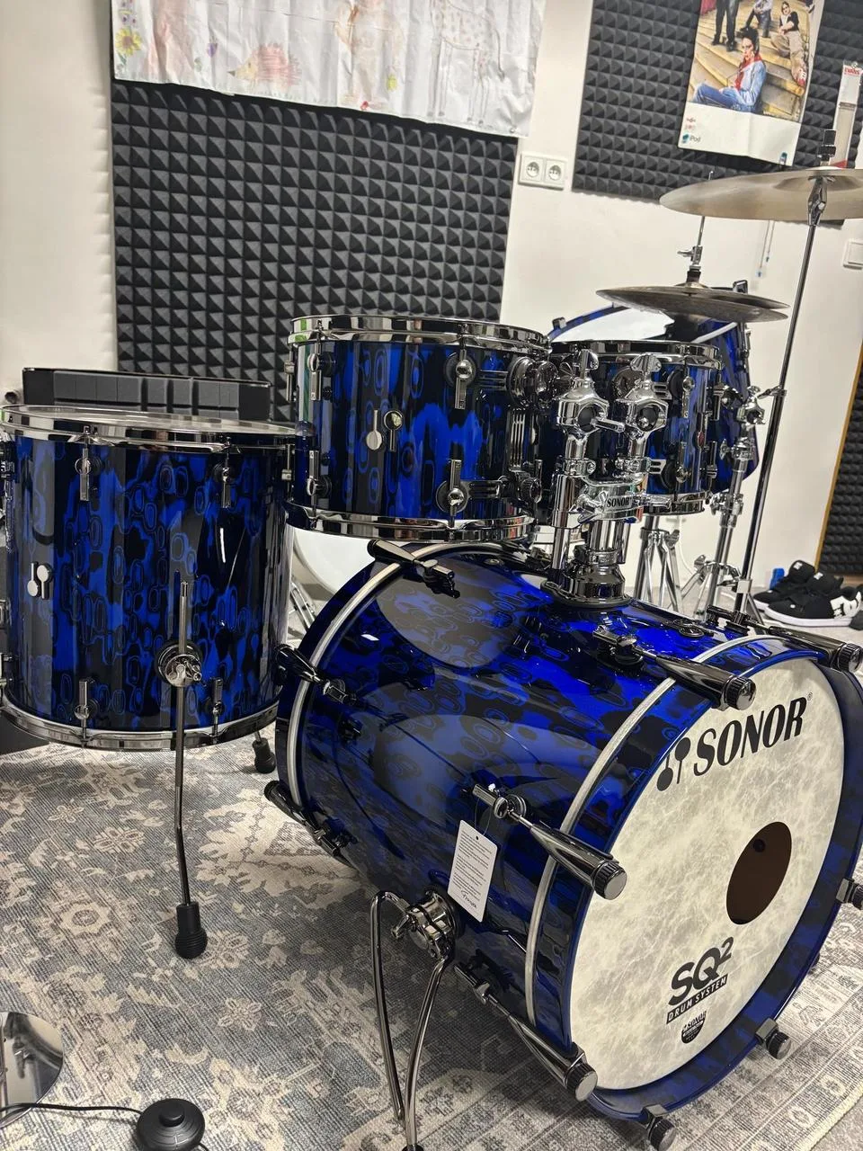 SQ2 - Blue tribal - black edition-stav Perfektní.