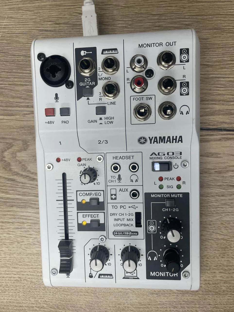 Yamaha AG03, mixpult/zvuková karta