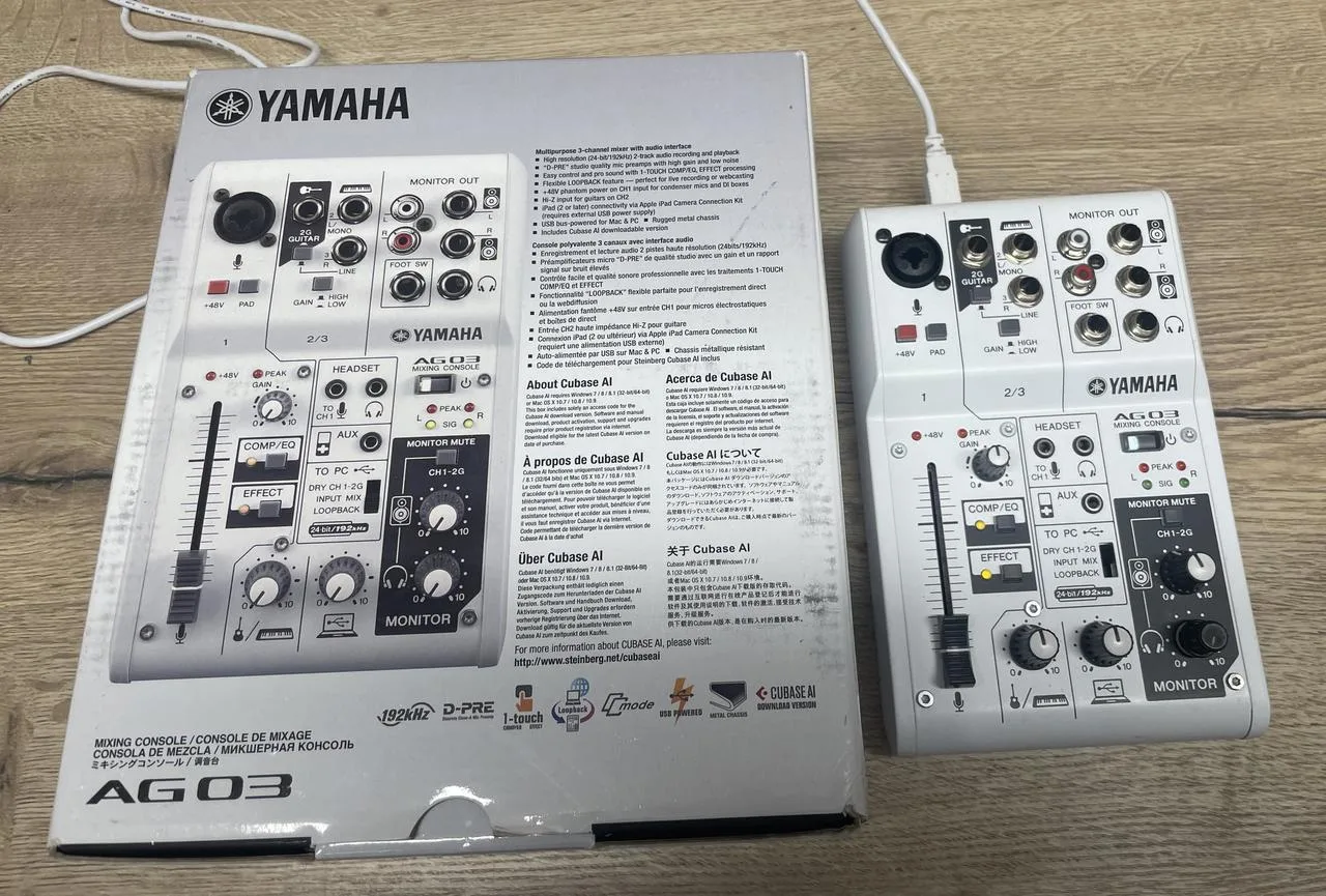 Yamaha AG03, mixpult/zvuková karta