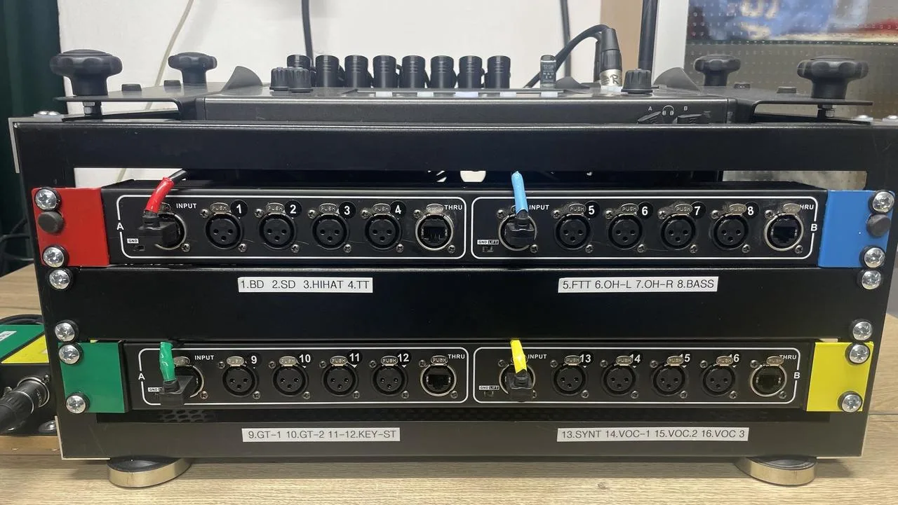 Allen & Heath CQ-18T + CAT5 splitter + kabeláž a transport